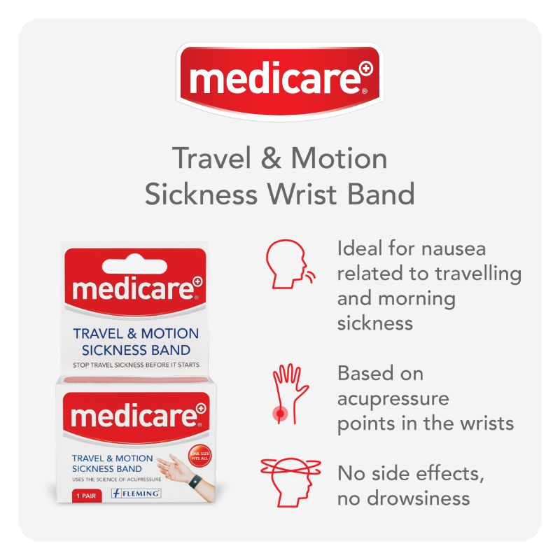 Medicare Motion & Travel Sickness Wrist Band