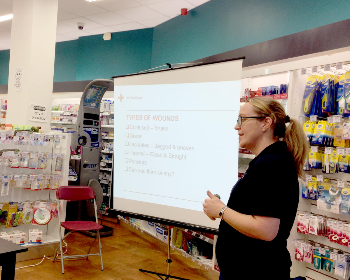 Irish Red Cross Pharmacy Training evening