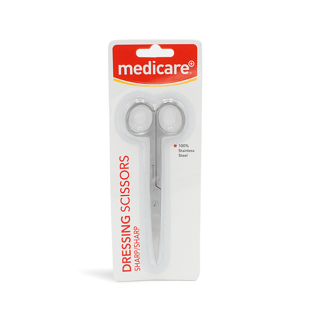 MEDICARE SHARP/ SHARP DRESSING SCISSORS 14CM