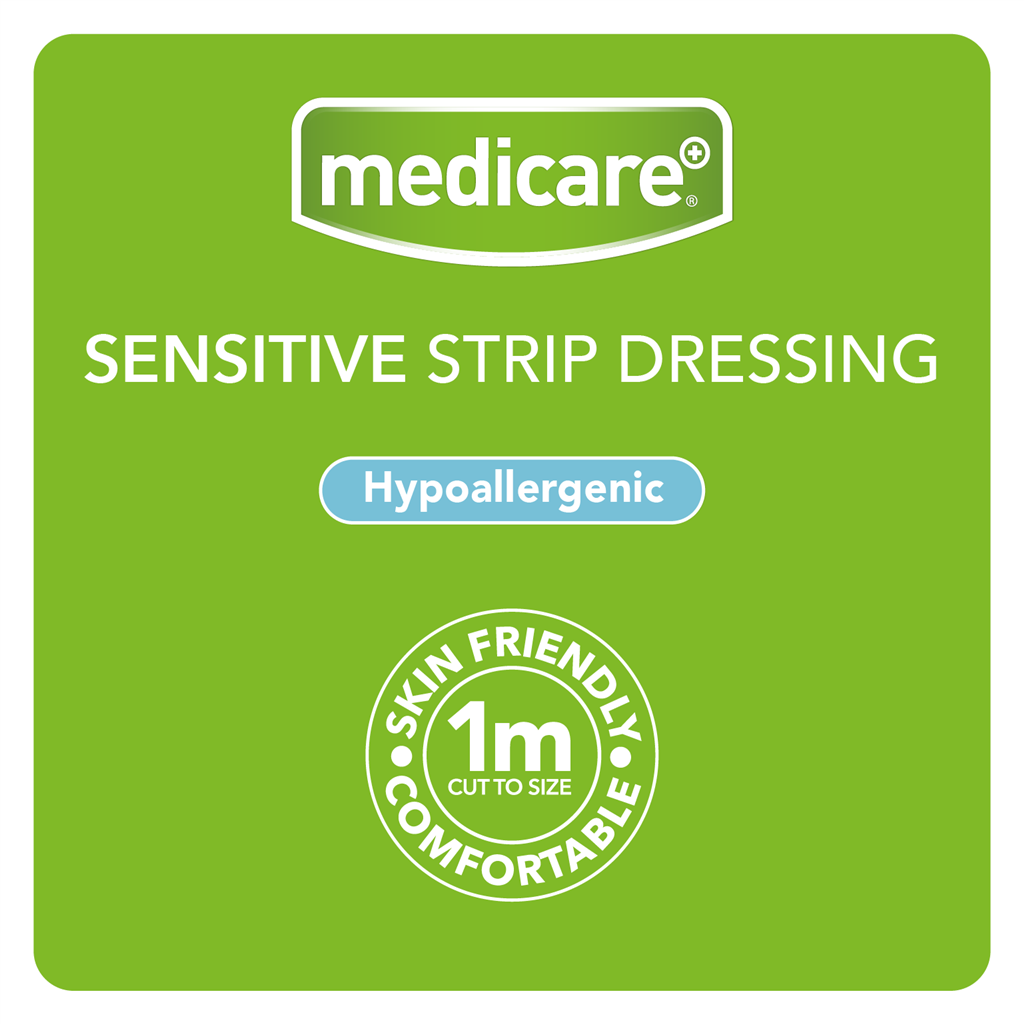 MEDICARE SENSITIVE STRIP 1M X 6CM (DISPLAY OF 10)