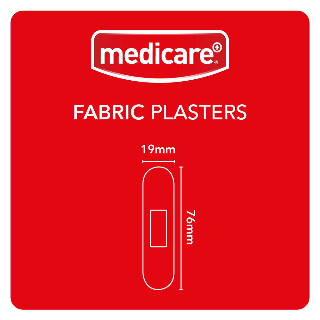 MEDICARE FABRIC PLASTERS 10'S (DISPLAY OF 20)