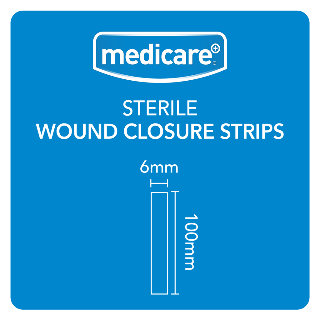 MEDICARE WOUND CLOSURE STRIPS 10'S (DISPLAY OF 20)