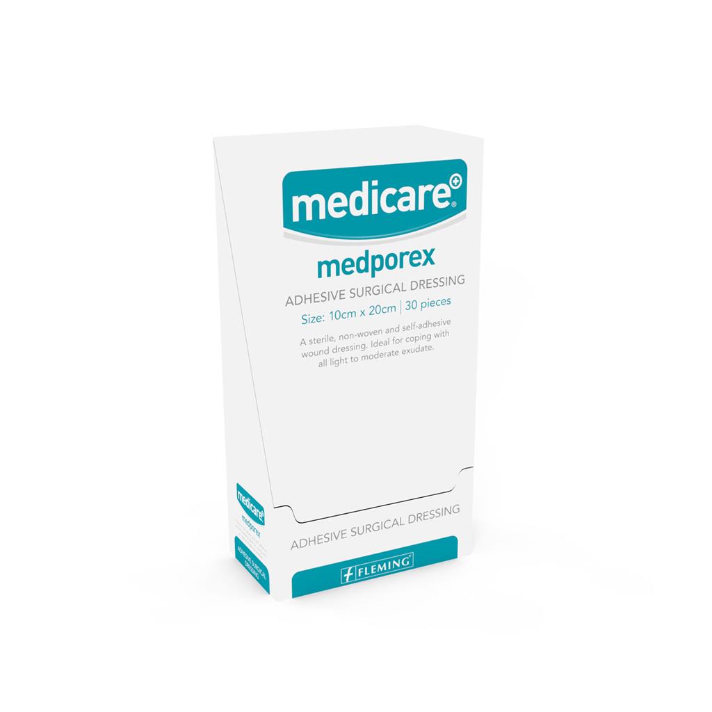 MEDPOREX ADHESIVE DRESSING 9X20CM (BOX OF 30)