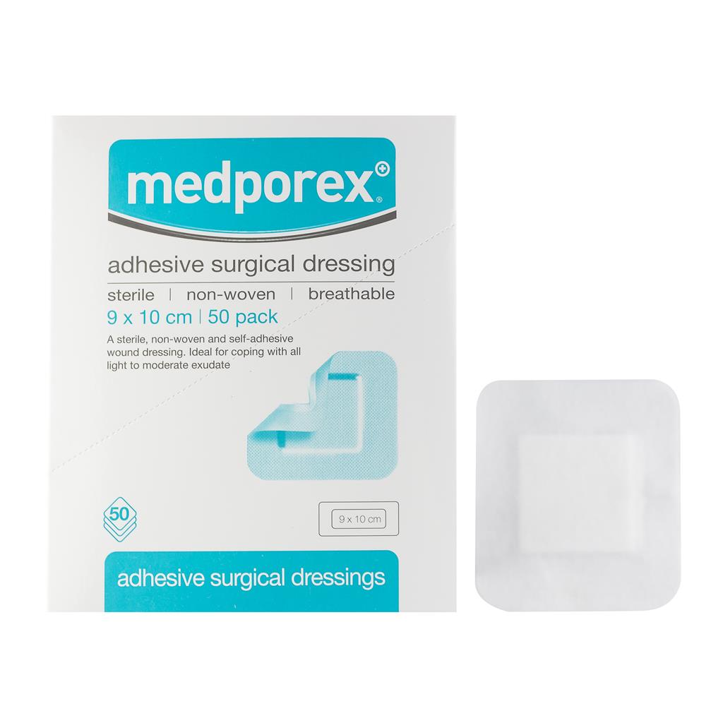 MEDPOREX WATERPROOF SURGICAL DRESSING 5X7CM (BOX OF 50)