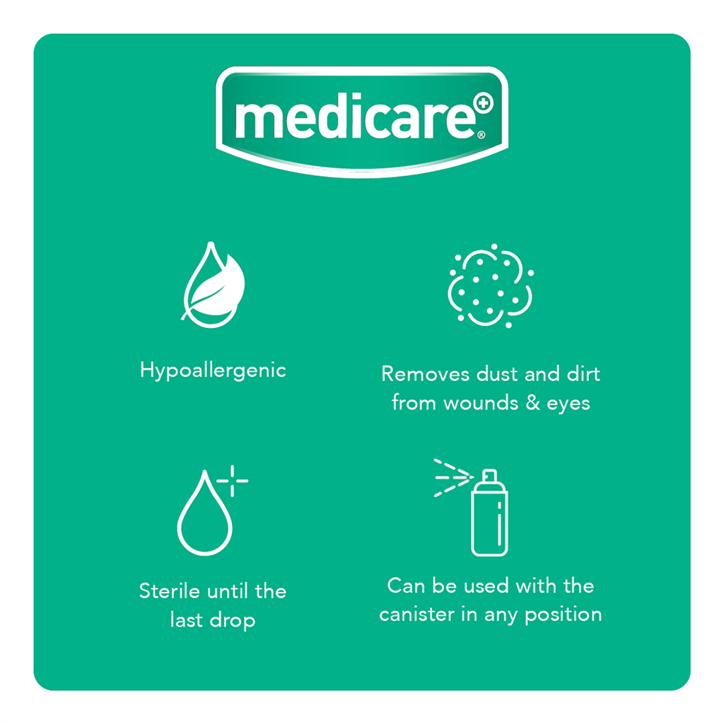 MEDICARE 100ML EYE & WOUND WASH SPRAY