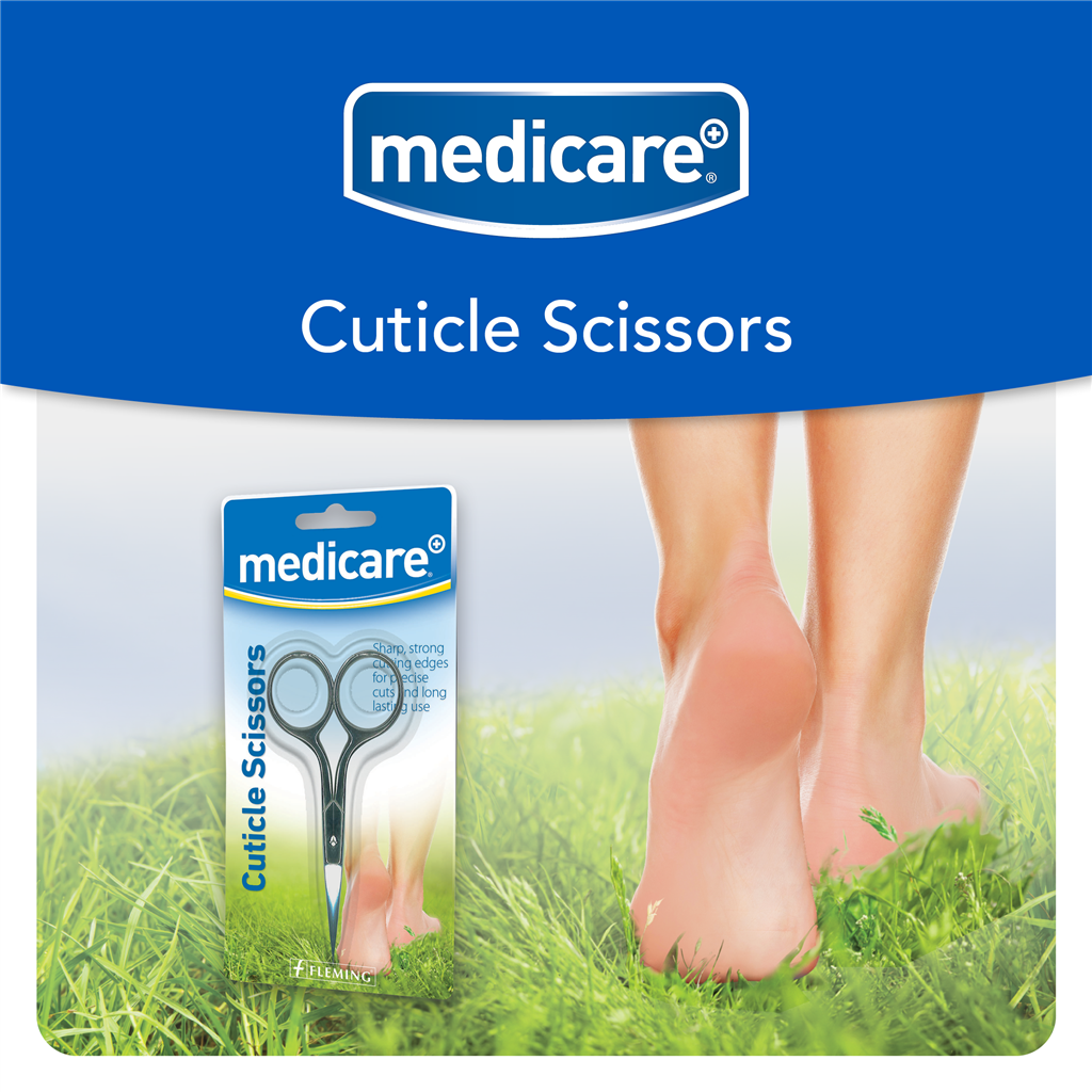 MEDICARE STRAIGHT CUTICLE SCISSORS