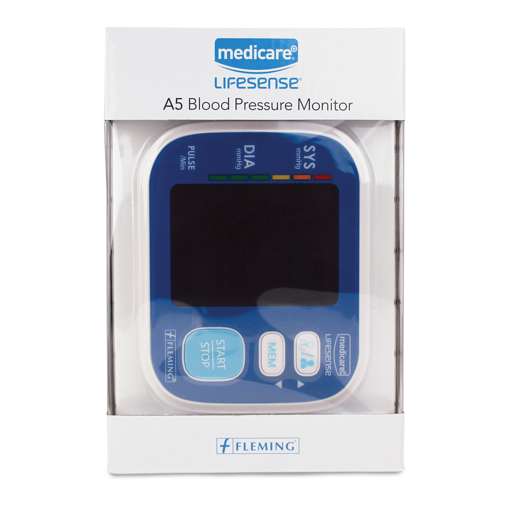 LIFESENSE A5 UPPER ARM BLOOD PRESSURE MONITOR