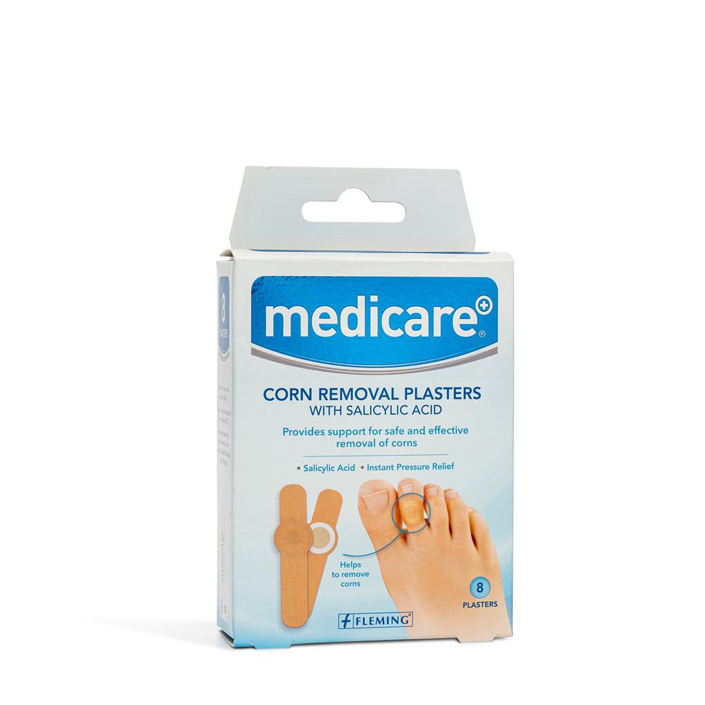 MEDICARE CORN REMOVAL PLASTERS WITH SALICYLIC ACID (8 PER BOX)