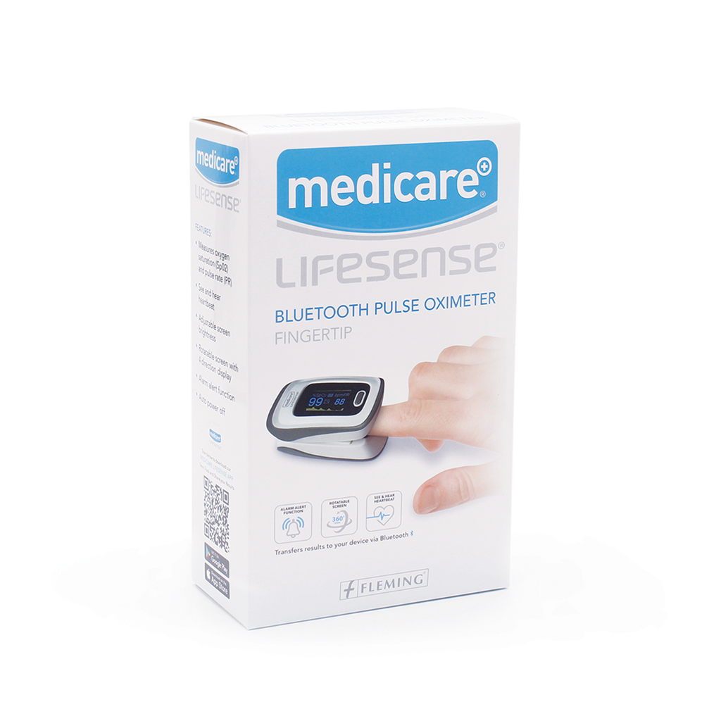 LIFESENSE BLUETOOTH FINGER PULSE OXIMETER