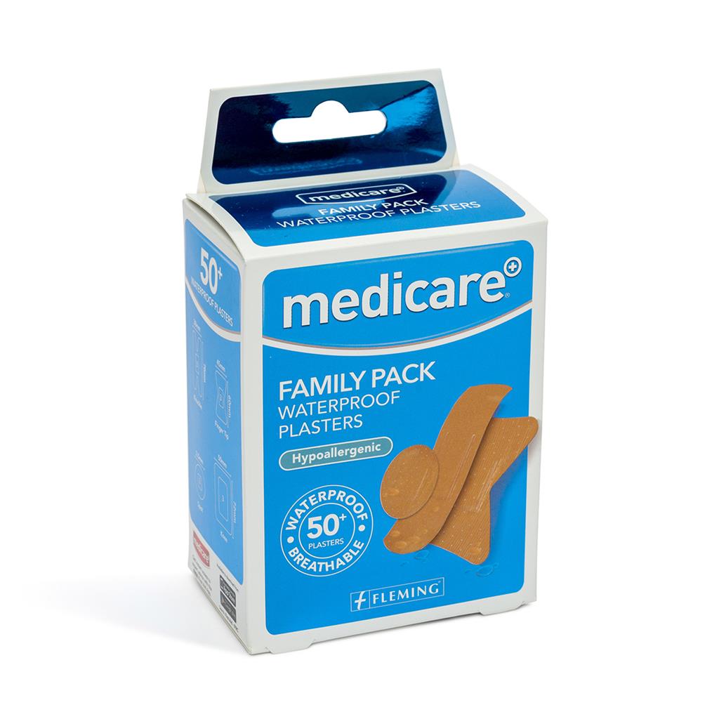 MEDICARE WATERPROOF FAMILY PACK OF 50'S (DISPLAY OF 6)