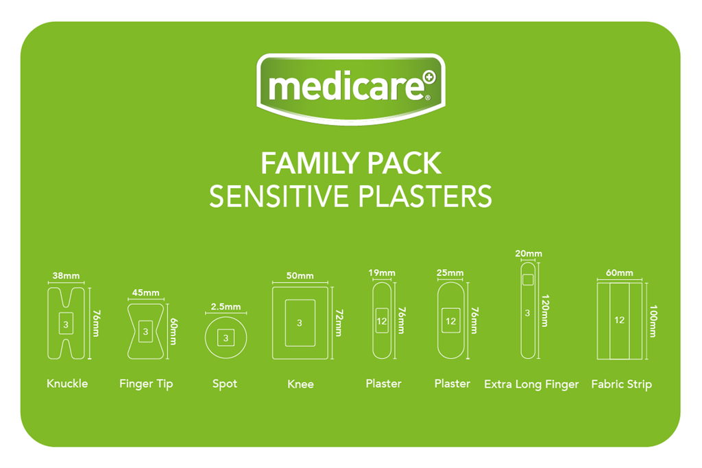 MEDICARE SENSITIVE FAMILY PACK OF 50'S (DISPLAY OF 6)