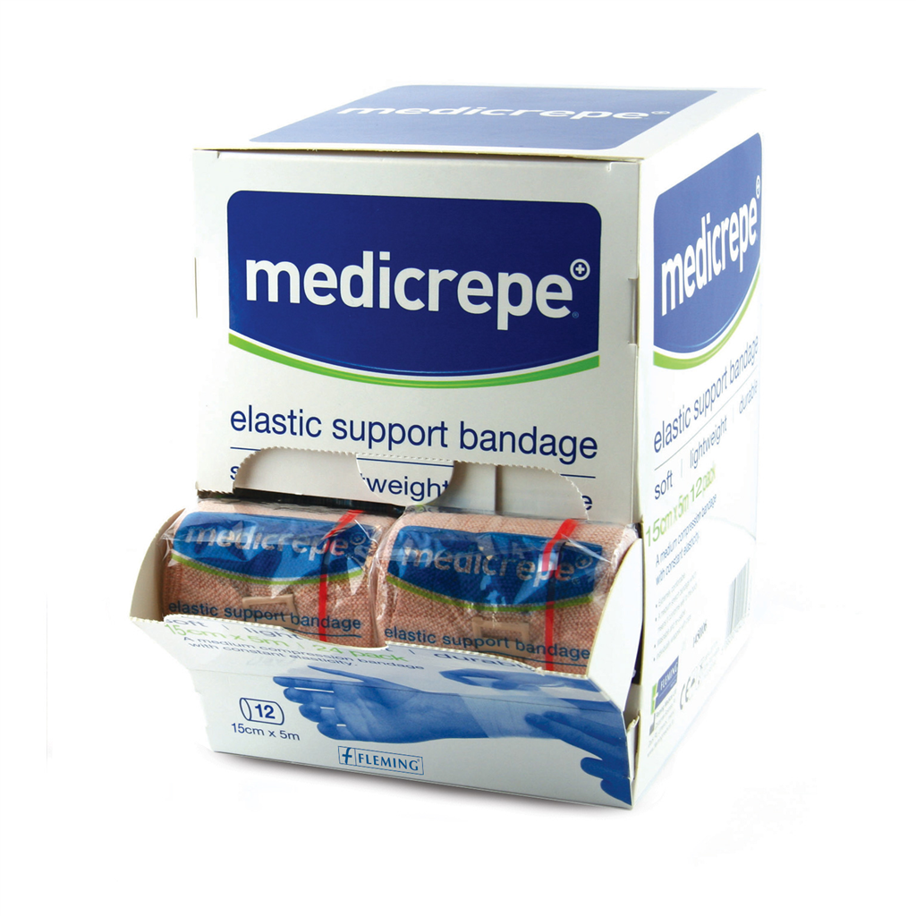 MEDICREPE ELASTIC CREPE BANDAGE 15CM X 5M