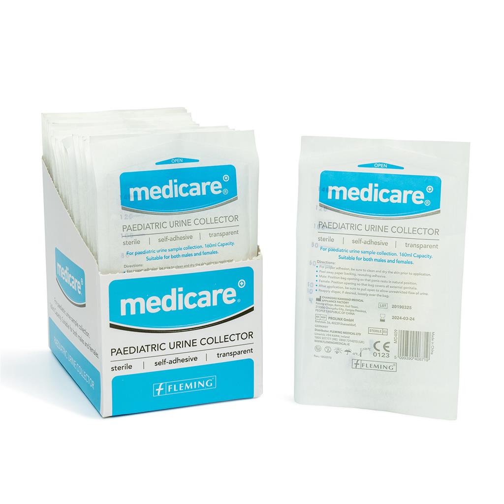 MEDICARE PAEDIATRIC URINE COLLECTOR 160ML( CASE OF 25)