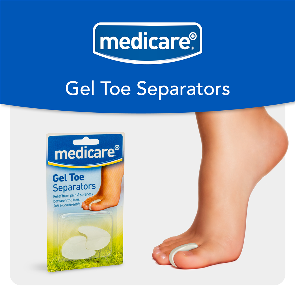 MEDICARE GEL TOE SEPERATOR 2's