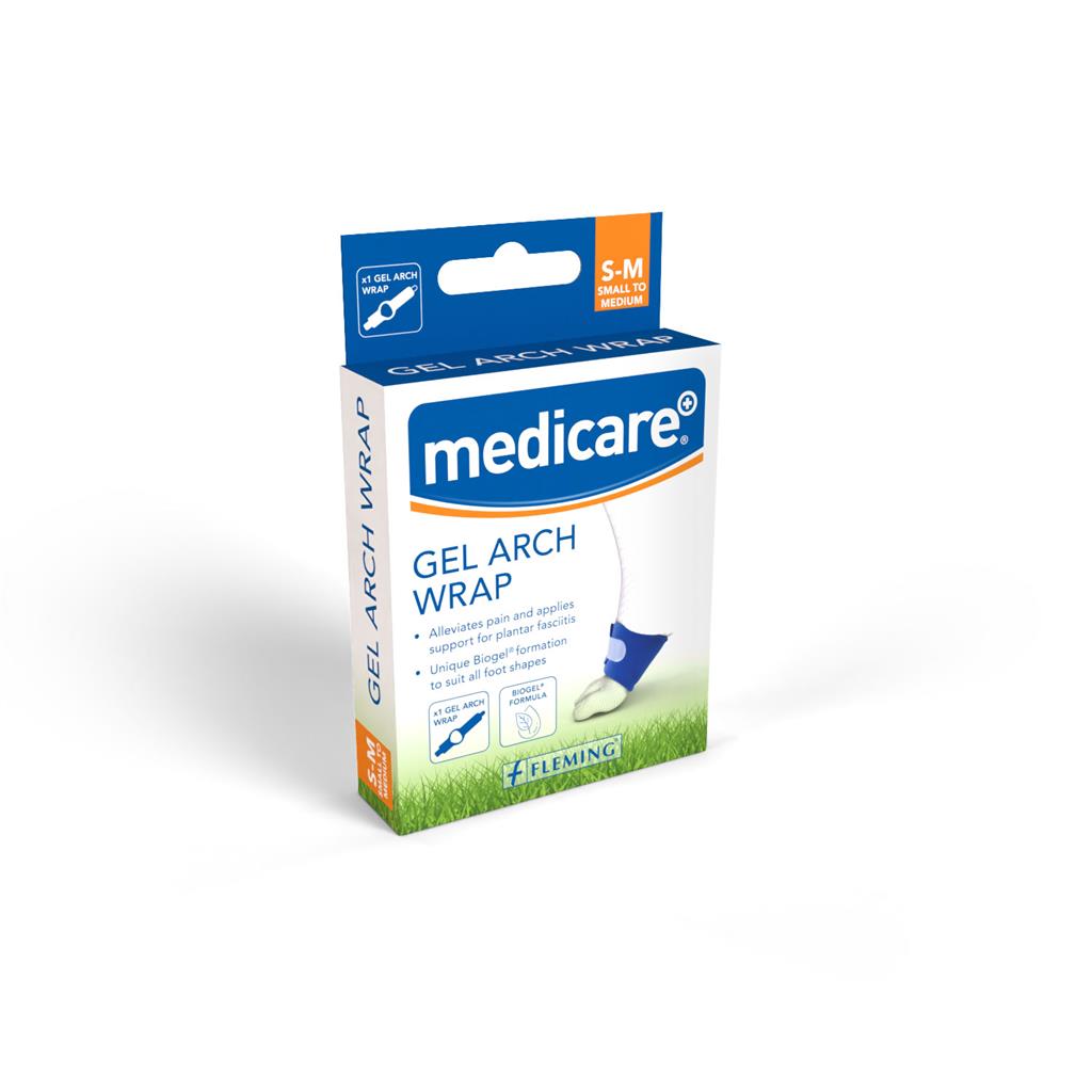 MEDICARE GEL ARCH WRAP - SMALL TO MEDIUM