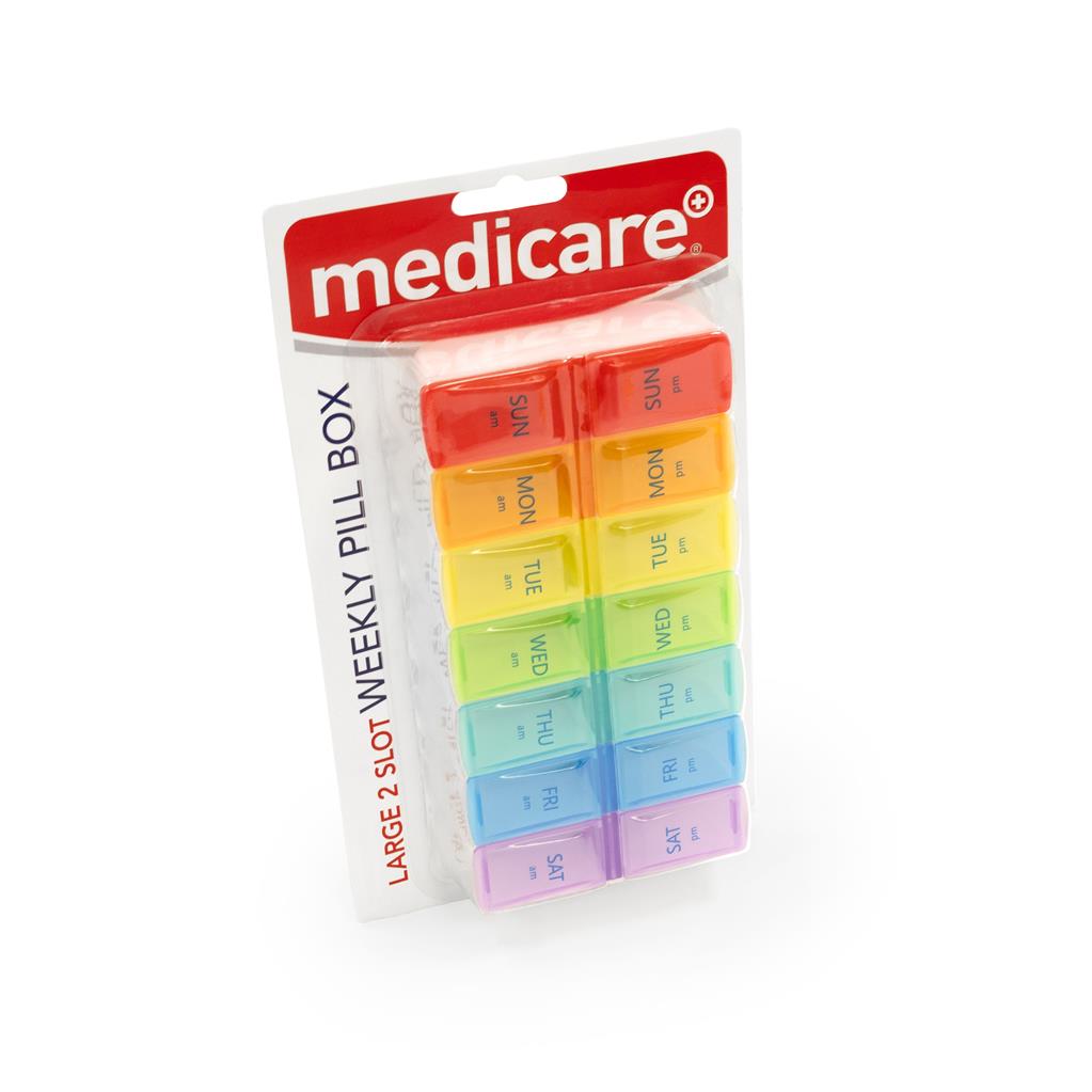MEDICARE 7 DAY AM/PM CONTOURED PILL BOX