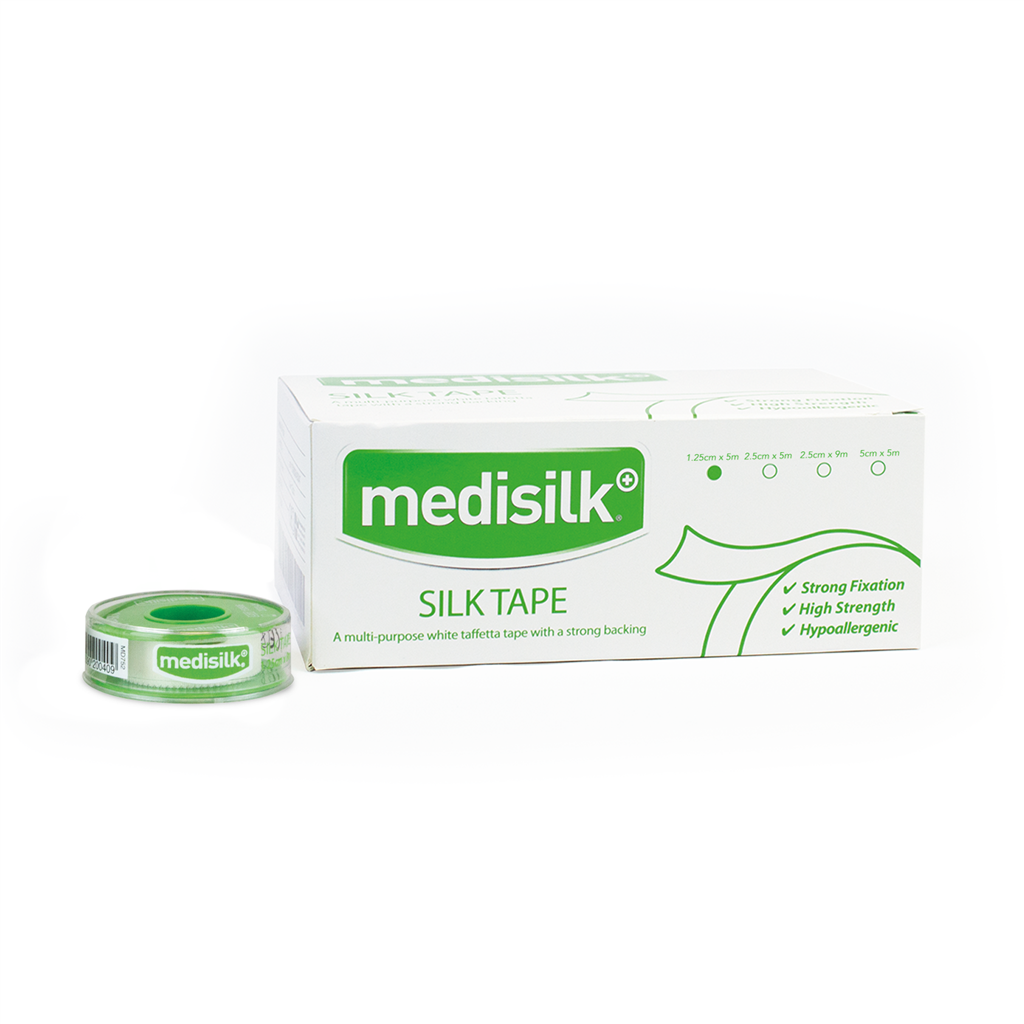 MEDISILK SILK TAPE 1.25CM X 5M