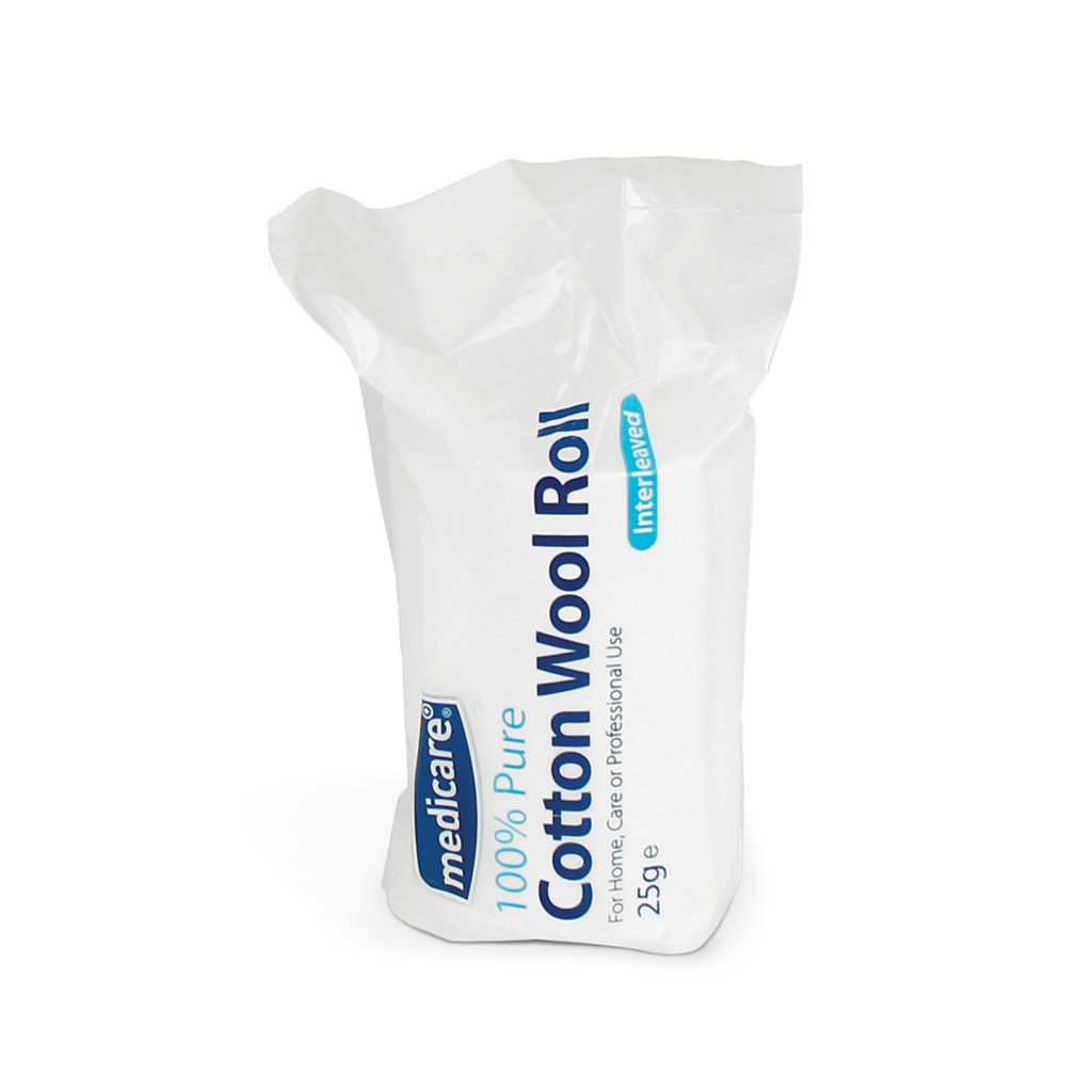 MEDICARE COTTON WOOL ROLL 25G