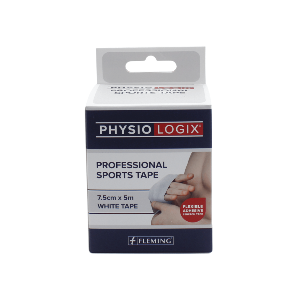 PHYSIOLOGIX SPORTS TAPE 7.5CM X 5M - WHITE