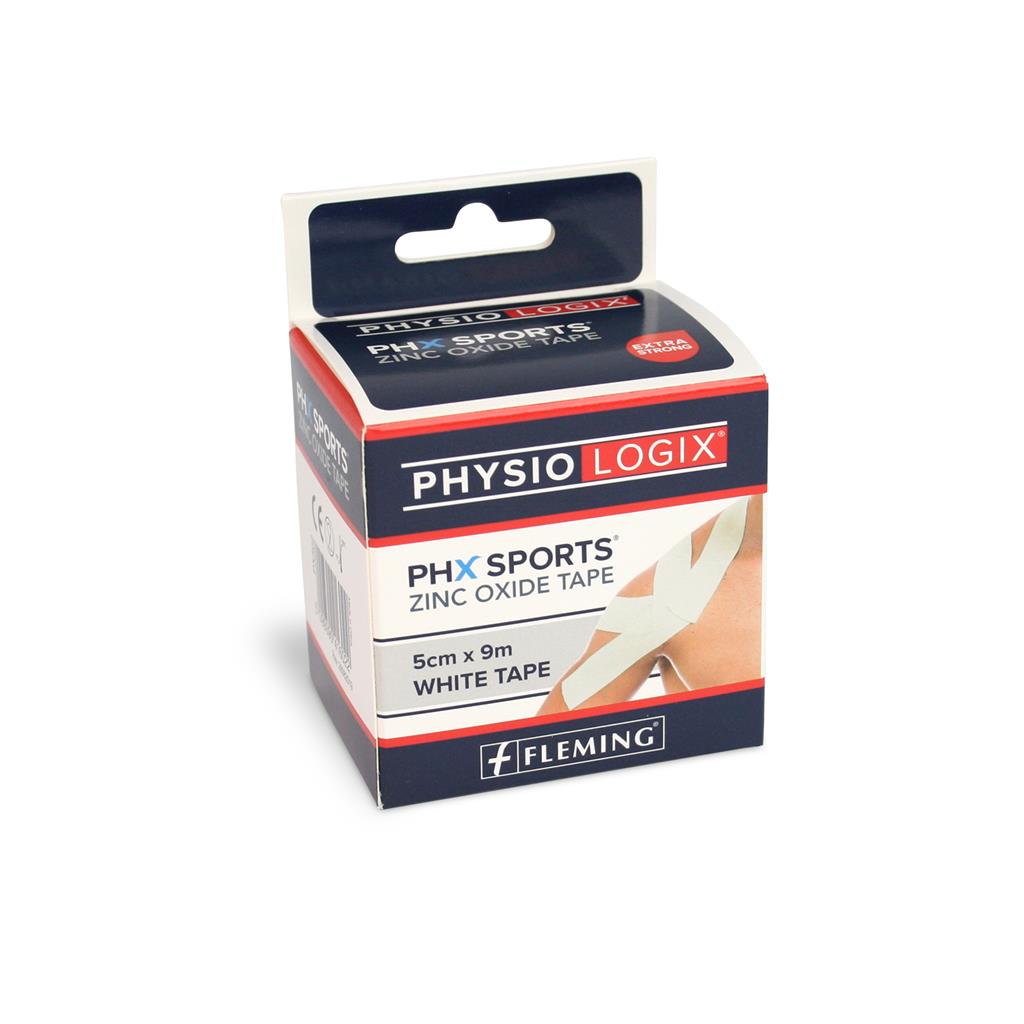 PHYSIOLOGIX ZINC OXIDE TAPE 5CM X 10M - WHITE