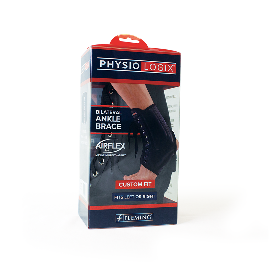 PHYSIOLOGIX CUSTOM FIT BILATERAL ANKLE BRACE LARGE