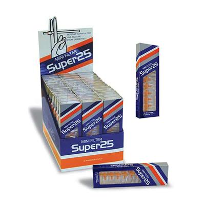 A1 SUPER 25 MINI-FILTERS FOR CIGARETTES (10'S) (DISPLAY OF 36)