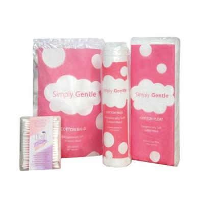 SIMPLY GENTLE ROUND COTTON PADS 100'S