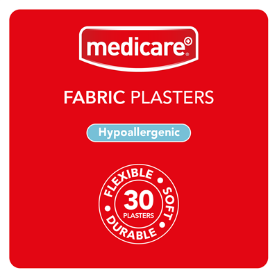 MEDICARE FABRIC PLASTERS 30'S (DISPLAY OF 10)