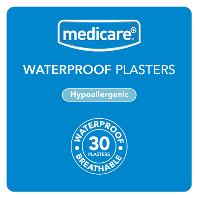 MEDICARE WATERPROOF PLASTERS 30'S (DISPLAY OF 10)