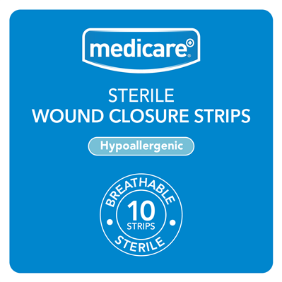 MEDICARE WOUND CLOSURE STRIPS 10'S (DISPLAY OF 20)