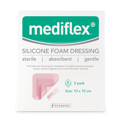 Plaques silicone 10 x 10 x 1,50 cm - Medileg