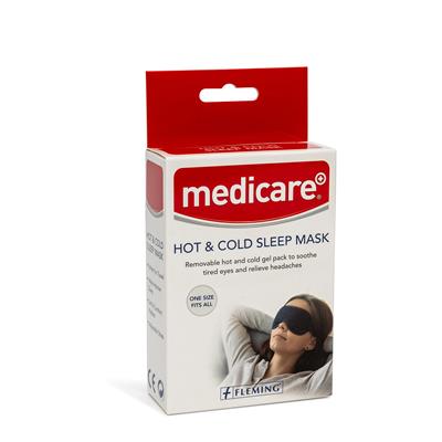 MEDICARE SLEEP MASK WITH REMOVEABLE GEL EYE MASK