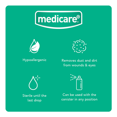 MEDICARE 100ML EYE & WOUND WASH SPRAY