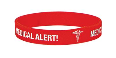 MEDICARE MEDICAL ID BAND BLANK (WRITE ON) EX-LARGE