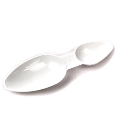 2.5/5ML WHITE DOUBLE ENDED SPOON