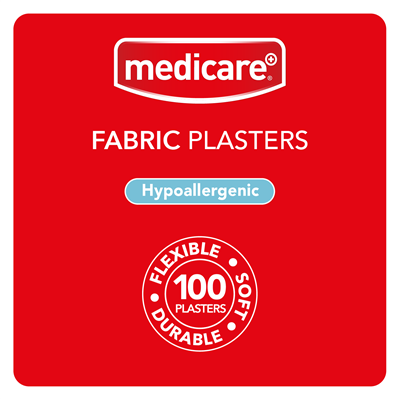 MEDICARE FABRIC PLASTERS 100'S