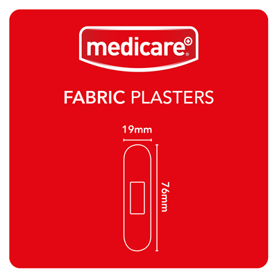 MEDICARE FABRIC PLASTERS 100'S