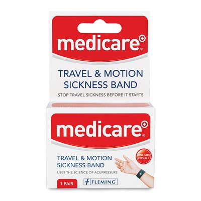 MEDICARE TRAVEL & MOTION SICKNESS WRIST BANDS