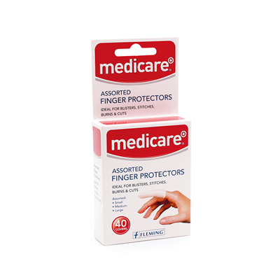 MEDICARE FINGER COTS S/M/L (PK 40)