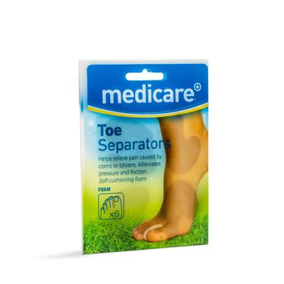 MEDICARE ASSORTED FOAM TOE SEPERATORS