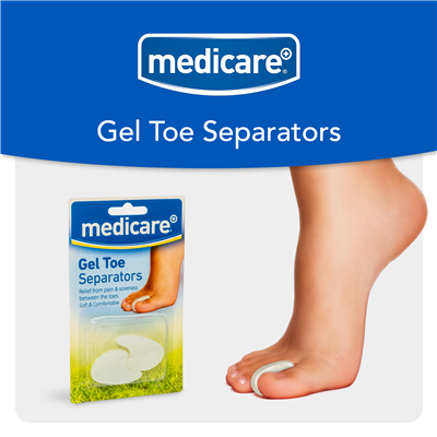 MEDICARE GEL TOE SEPERATOR 2's