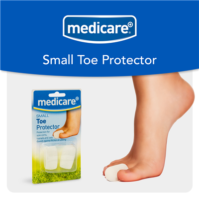 MEDICARE FOAM TOE PROTECTOR SMALL 2's