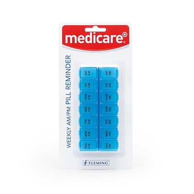 MEDICARE 7 DAY AM/PM CONTOURED PILL BOX