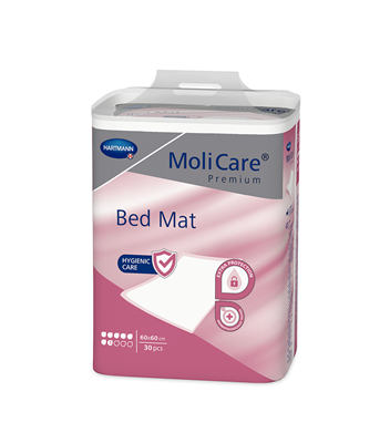 MOLICARE PREMIUM BED MAT LEVEL 7 60X60 (30/BOX)