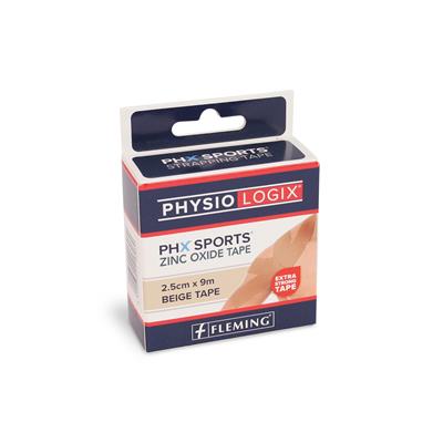 PHYSIOLOGIX ZINC OXIDE TAPE 2.5CM X 10M - BEIGE