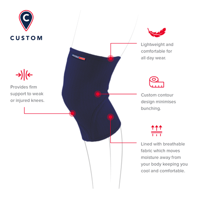 PHYSIOLOGIX CUSTOM FIT KNEE SUPPORT MEDIUM