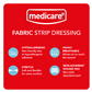 MEDICARE FABRIC STRIP 1M X 6CM (DISPLAY OF 10)