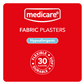 MEDICARE FABRIC PLASTERS 30'S (DISPLAY OF 10)