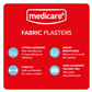 MEDICARE FABRIC PLASTERS 100'S