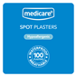 MEDICARE WATERPROOF SPOT PLASTERS 100'S